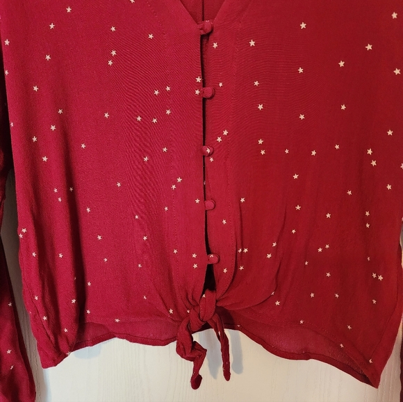 Rails | Sloane Rouge Star Print Blouse - Picture 4 of 5
